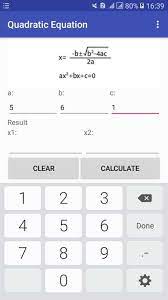 Quadratic Equation Calculator Apk