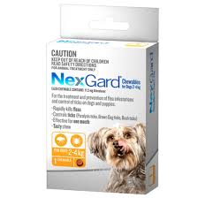 Nexgard Chew Very Small Dog 2kg 4kg 1 Pack