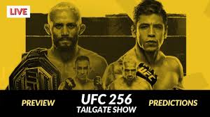Ufc 256 returns to sin city tonight. Ufc 256 Live Fight Card Preview Predictions Tailgate Show Youtube