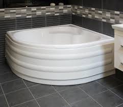 Hydro massage tahoe a12j series 72w x 42d x 30h white freestanding whirlpool bathtub. Corner Bathtub Shower Combination Silvana Hydrobs Free Standing Hydromassage Acrylic