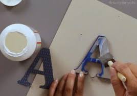 decorate monogram letters for wall decor