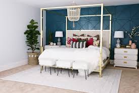 Wood accent walls in bedrooms. Master Bedroom Makeover With Awesome Accent Wall Classy Clutter