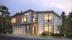 Luxury Two Stoy Modern Style House Plan