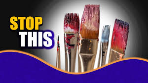paint brushes acrylicpainting