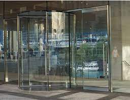 All Glass Revolving Door With Kind