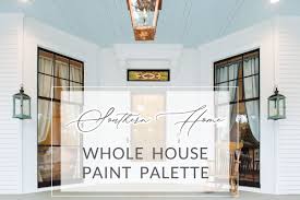 southern home paint color palette fox