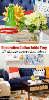 Create A Decorative Coffee Table Tray