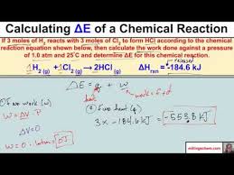 Calculating Internal Energy Delta E