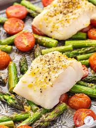 baked cod sheet pan dinner belly full