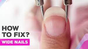 how to fix wide nails manicure gel