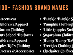 400 cool fashion brand names ideas to