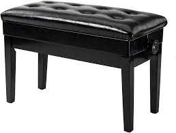 adjule duet piano bench leather