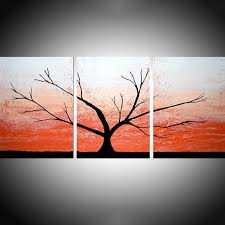 Wall Art Triptych 3 Forest Tree