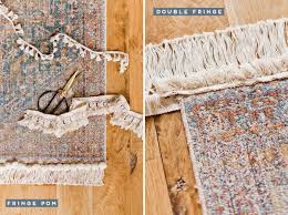 how to upgrade an inexpensive rug for