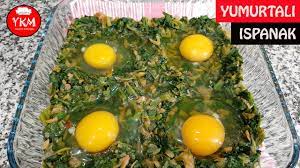 Yumurtalı Ispanak | Fırında Yumurtalı Ispanak Tarifi | Pratik Tarifler |  Spinach With Egg Recipe - YouTube