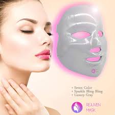 Rejuven Mask Pro Led Light Therapy Mask For Anti Aging Brightening Improve Wrinkles Tightening And Smoother Skin