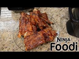 making ribs in the ninja foodi you