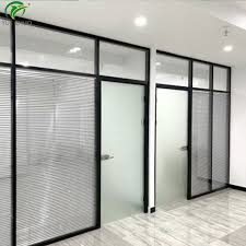 china tempered clear glass office