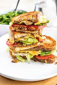 vegetable grilled cheese sandwich