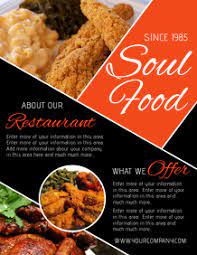 We've created the files from scratch, making them easy. Uber 7 870 Anpassbare Designvorlagen Fur Soul Food Postermywall