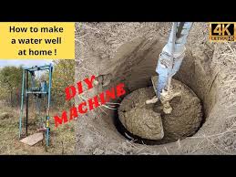 homemade water well drill rig machine
