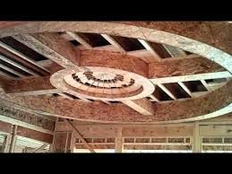 framing a tray ceiling in a custom home