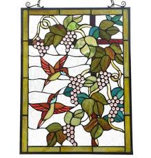 Fl Stained Glass Window Panel