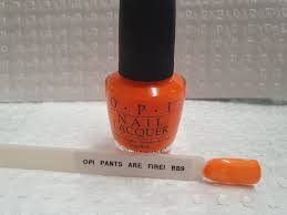 opi pants on fire nl bb9 nail polish