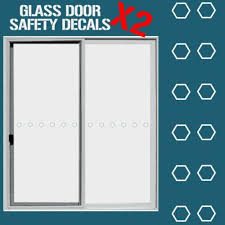 Safety Glass Door Stickers Decals