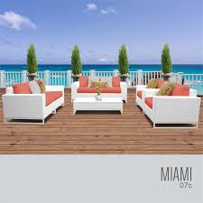Miami 7 Piece Wicker Patio Sofa Set