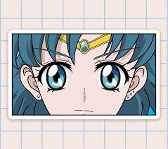 Sailor Moon Sailor Mercury Sticker Laptop Stickers Stickers - Etsy