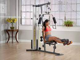 gold s gym xr 55 home gym with 330 lbs