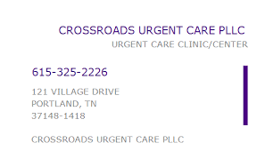Top 10 urgent care centers near portland, tx. 1578823506 Npi Number Crossroads Urgent Care Pllc Portland Tn Npi Registry Medical Coding Library Www Hipaaspace Com C 2021