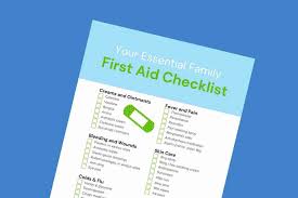 your free first aid kit checklist