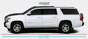 dimensions chevrolet suburban 2016