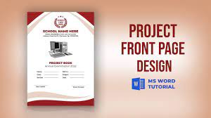 cover page design in microsoft word
