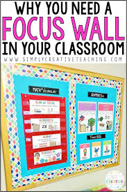 Classroom Focus Wall For Math Reading Simply Creative