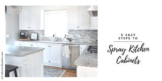 Overall, brushing allows you to get into tight corners and paint straight lines that you might not archive with spray paint. Diy Spraying Kitchen Cabinets Like A Pro Part One Made With Grace And Grit