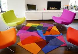 colorful geometric abstract area rugs