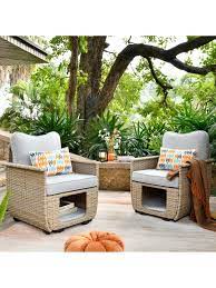 Pe Rattan Wicker Conversation Sets