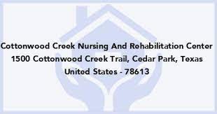 cottonwood creek nursing and