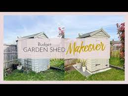 Budget Garden Shed Makeover Renovation