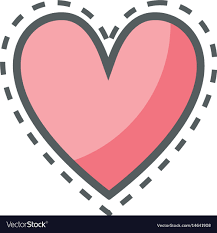 pink cute heart love icon royalty free