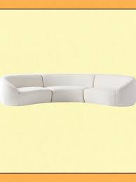 A Curved Sectional Sofa Is The Style