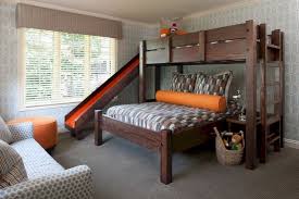 bunk bed with slide custom bunk beds