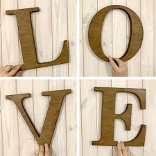 Large Letters For Wall Decor Wood