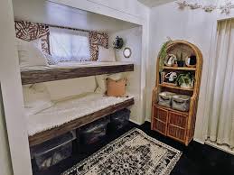 an rv with bunk beds