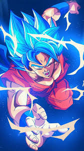 The best quality and size only with us! Bc55 Dragonball Goku Blue Art Illustration Anime Wallpaper