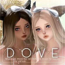 dove makeup for all miqo te faces