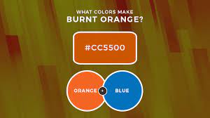 what colors make burnt orange what two
